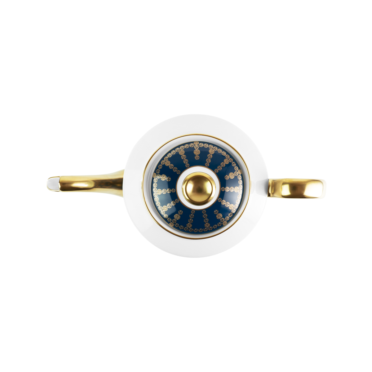 haviland-limoges-tiara-bleu-de-prusse-teekanne-gold image 2