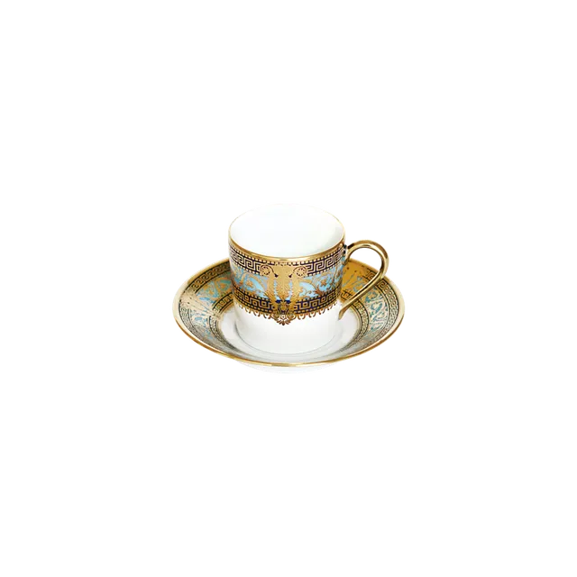 haviland-limoges-salon-murat-bleu-ciel-or-tasse-mit-untertasse-caf image 1