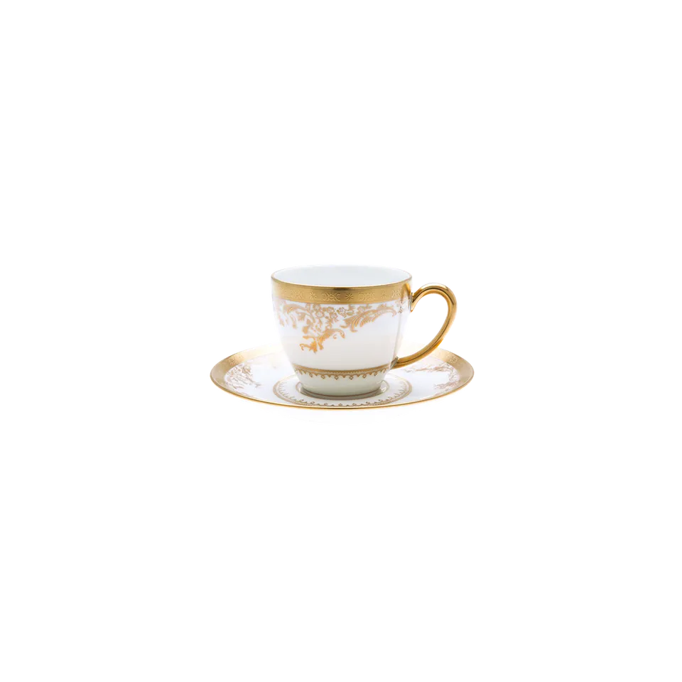 haviland-limoges-diplomate-kaffeetasse-mit-untertasse image 1