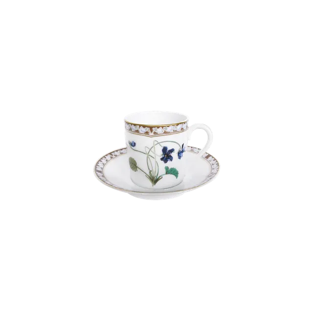 haviland-limoges-tasse-und-soucoupe-caf-imp-ratrice-eug-nie image 1