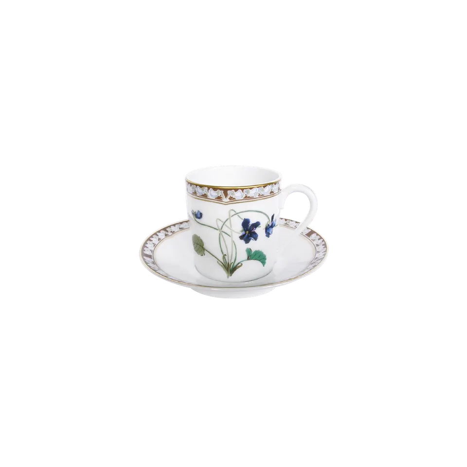 haviland-limoges-tasse-und-soucoupe-caf-imp-ratrice-eug-nie image 1