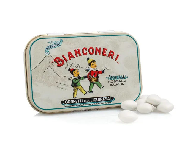 amarelli-bianconeri-confettata-lakritze-mit-minze-50-g image 1