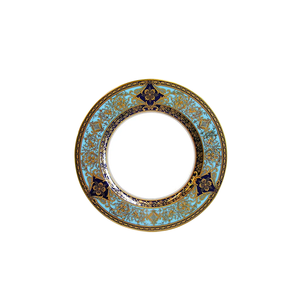 haviland-limoges-matignon-bleu-de-four-or-brotteller image 1