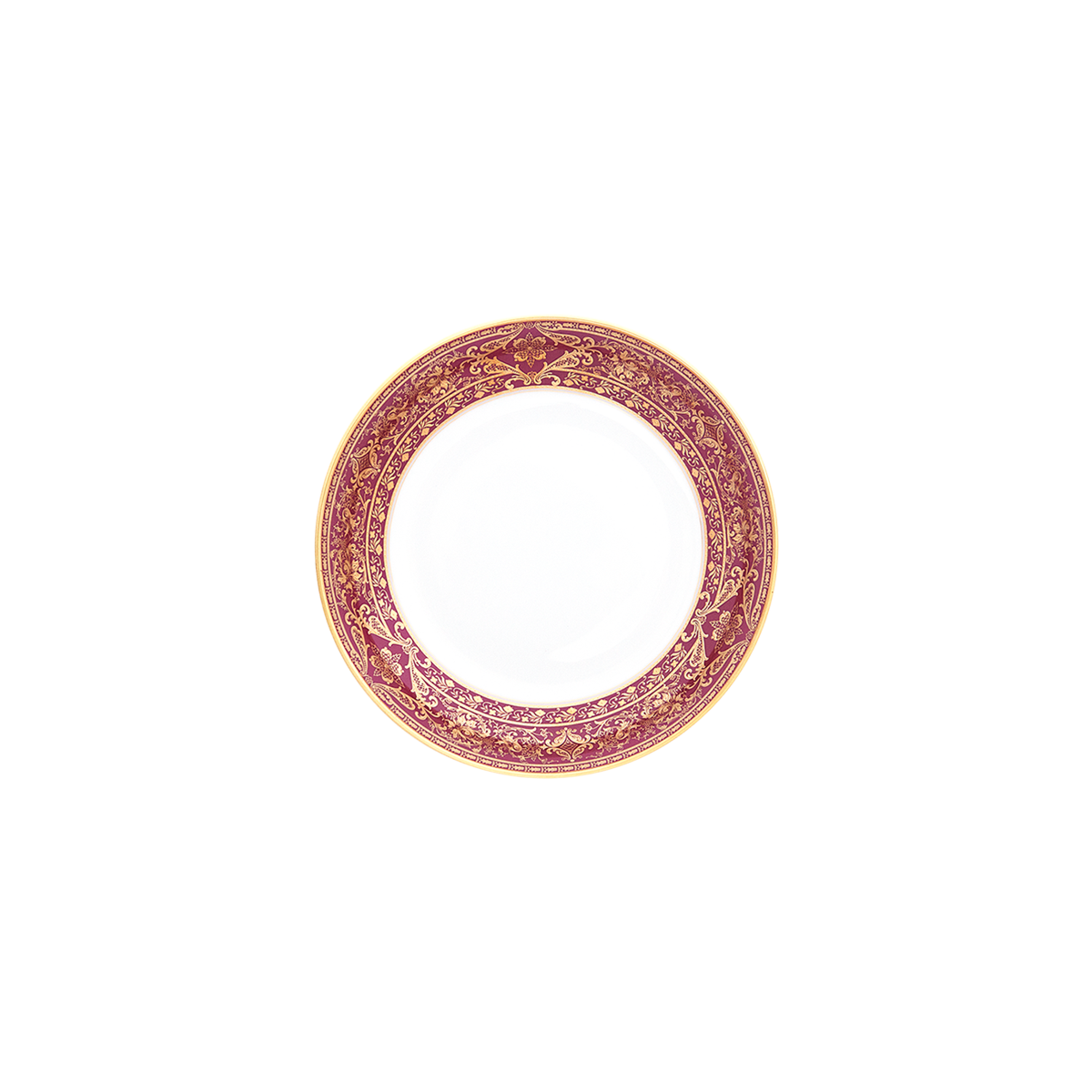 haviland-limoges-matignon-tiefer-teller-calotte-cerise-or image 1