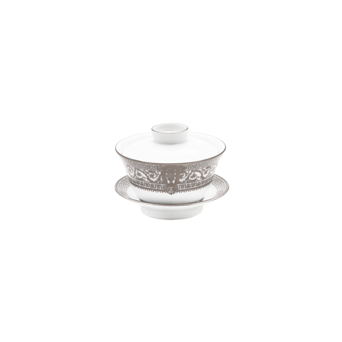 haviland-limoges-salon-murat-wei-platin-teetasse-mit-untertasse image 1