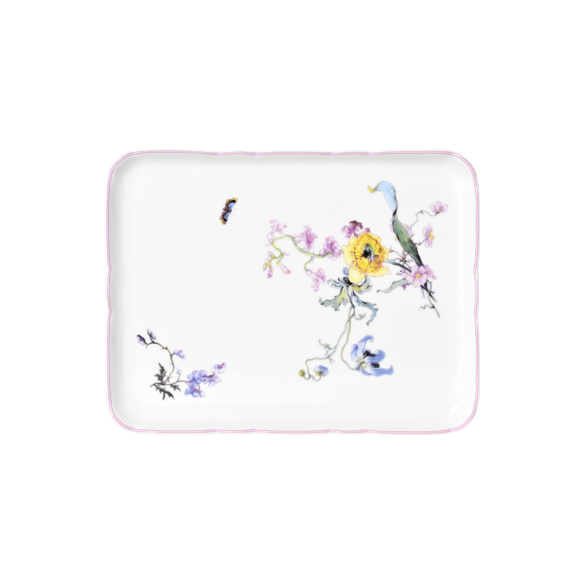 haviland-limoges-fleurs-d-auteuil-rechteckiges-tablett image 1