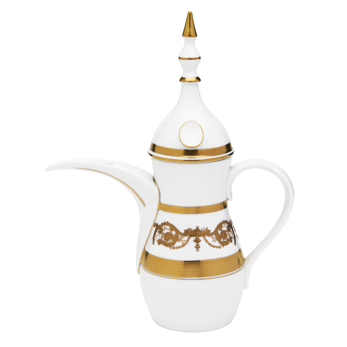 haviland-limoges-imp-rator-orientalische-kaffeekanne-wei-gold image 1