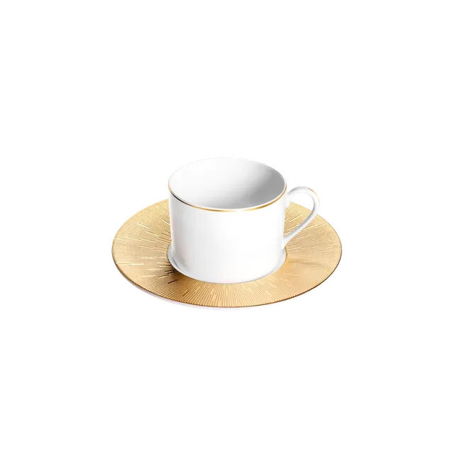 haviland-limoges-infini-or-teetasse-mit-untertasse image 1