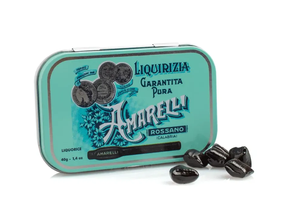 amarelli-medaglie-r-glisse-pure-40-g-reine-lakritze image 1