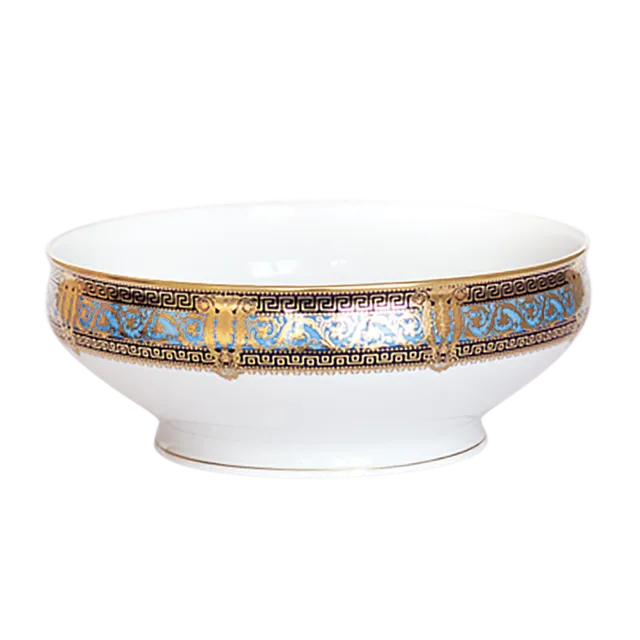 haviland-limoges-saladier-salon-murat-bleu-ciel-or image 1