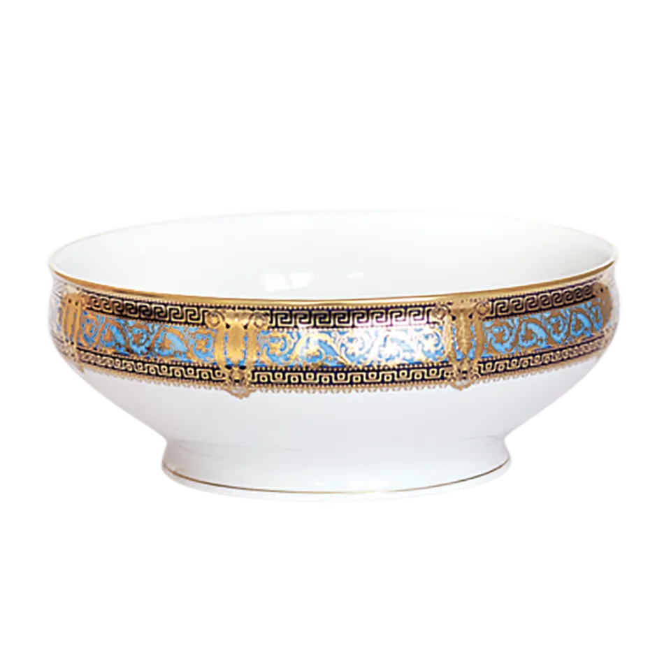 haviland-limoges-saladier-salon-murat-bleu-ciel-or image 1