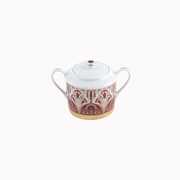 haviland-limoges-r-ves-du-nil-pourpre-gold-zuckerdose-sucrier-aus-porzellan image 1