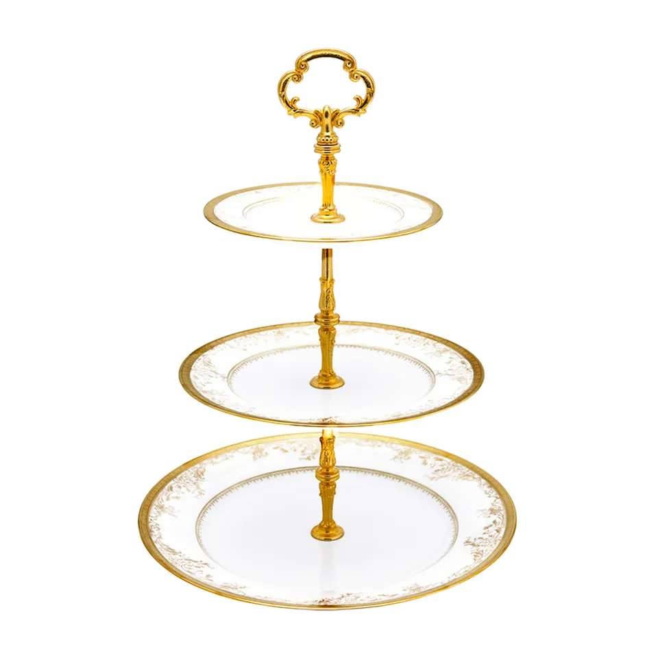 haviland-limoges-diplomate-serviteur-3-niveaux-etagere image 1