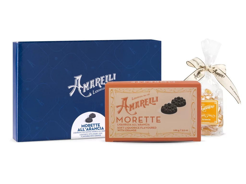 amarelli-orange-und-lakritz-auswahl-geschenkbox image 1