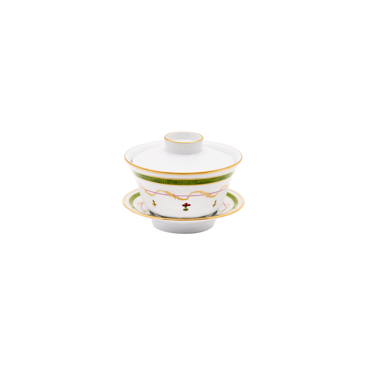 haviland-limoges-vieux-paris-vert-teetasse-mit-untertasse-chinesisch image 1