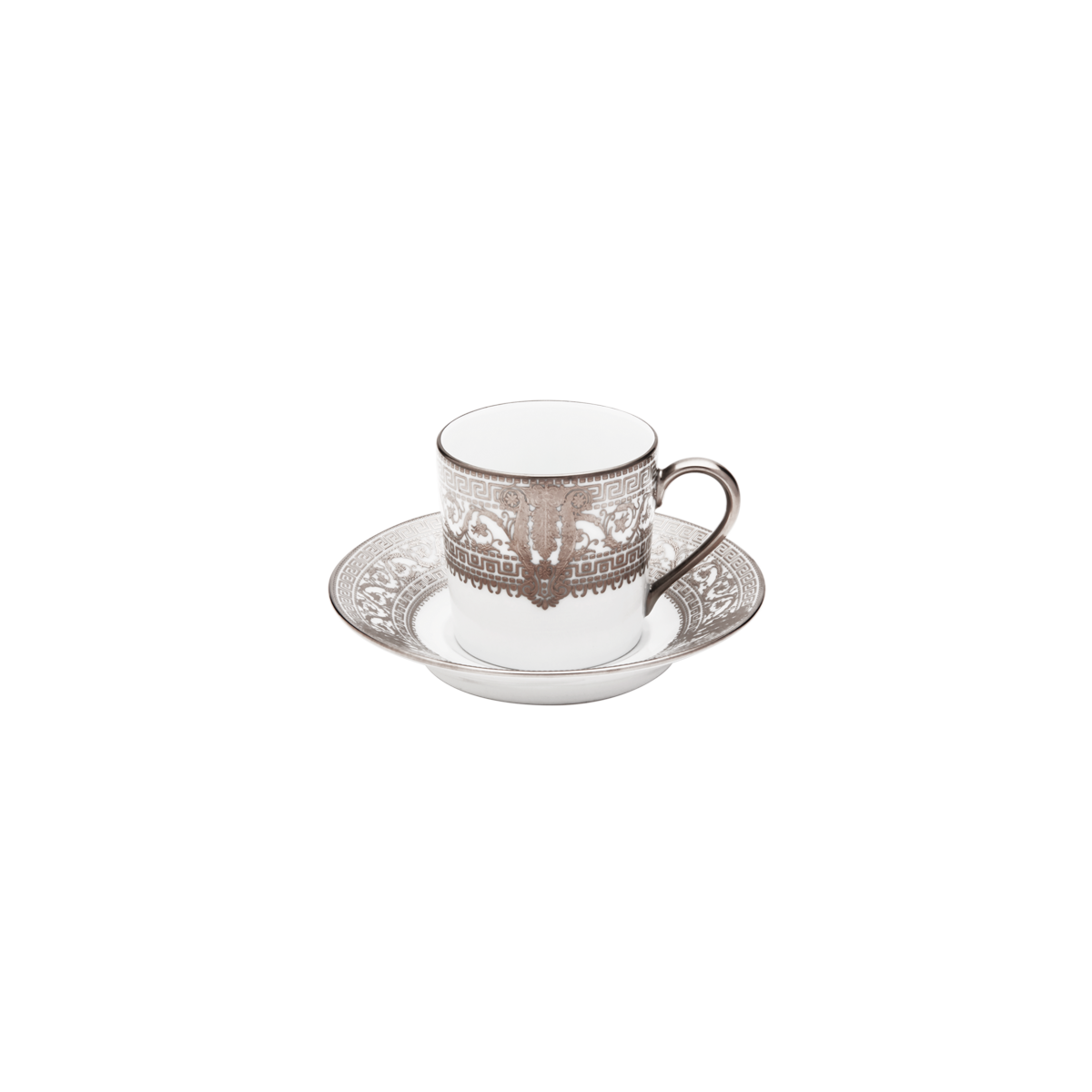 haviland-limoges-salon-murat-blanc-platine-kaffeetasse-mit-untertasse image 1