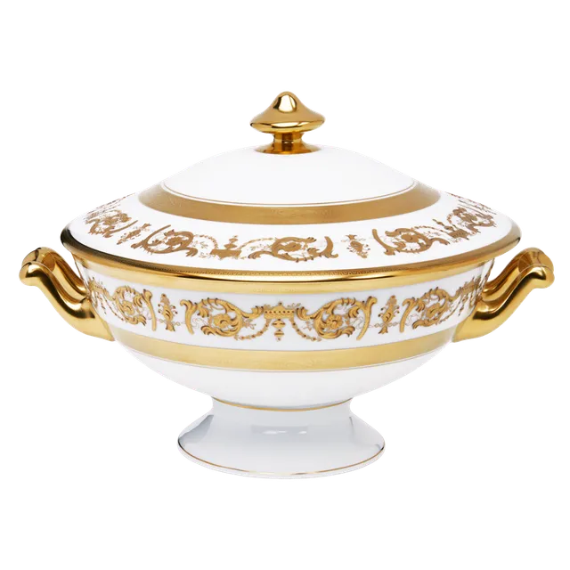 haviland-limoges-imp-rator-soupi-re-suppenterrine-wei-gold image 1