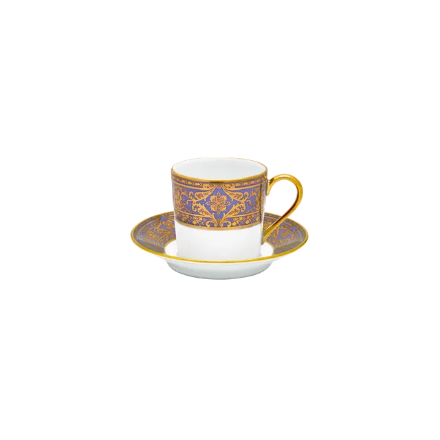 haviland-limoges-matignon-lavendel-gold-mokkatassen-set image 1