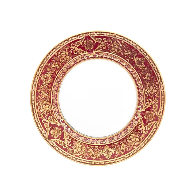 haviland-limoges-matignon-dessertteller-kirsche-gold-porzellan image 1