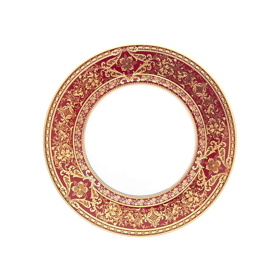 haviland-limoges-matignon-dessertteller-kirsche-gold-porzellan image 1