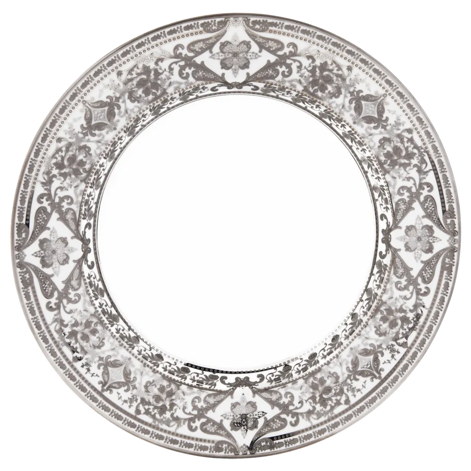 haviland-limoges-matignon-wei-platin-serviersch-ssel-rund-tief image 1