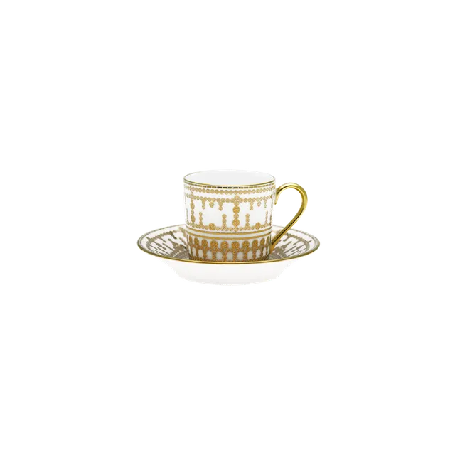 haviland-limoges-tiara-blanc-or-mokkatasse-mit-untertasse image 1