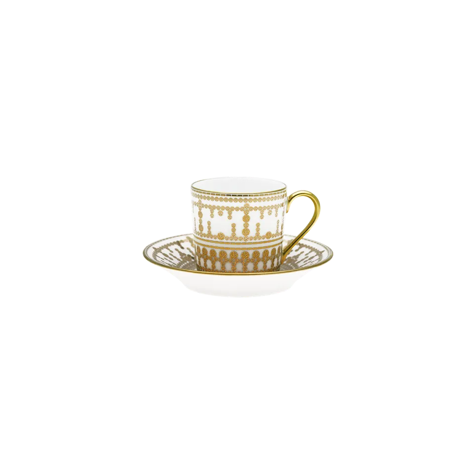 haviland-limoges-tiara-blanc-or-mokkatasse-mit-untertasse image 1