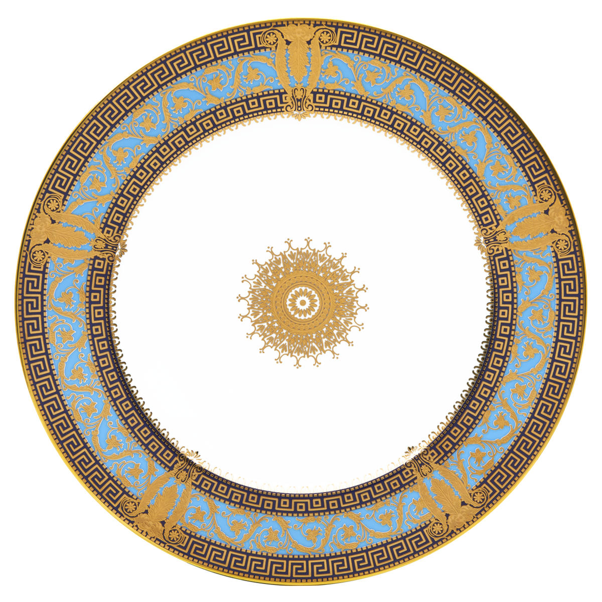 haviland-limoges-salon-murat-pr-senteller-hellblau-gold image 1
