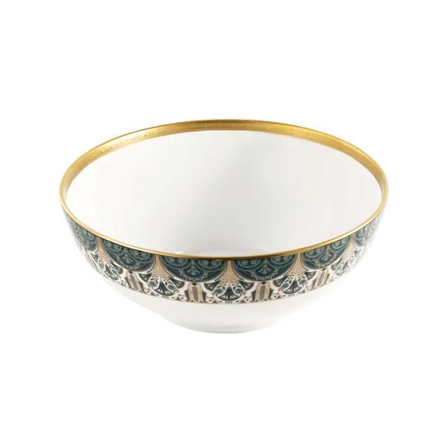 haviland-limoges-r-ves-du-nil-vert-or-saladier image 1