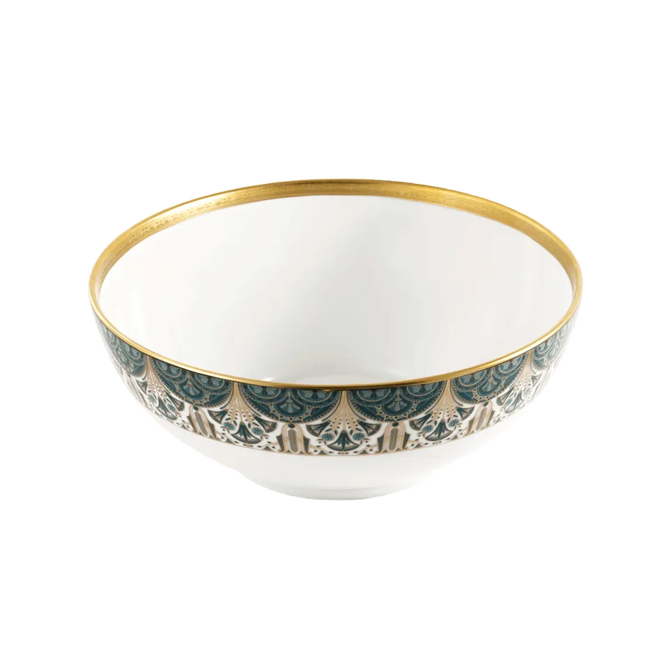 haviland-limoges-r-ves-du-nil-vert-or-saladier image 1