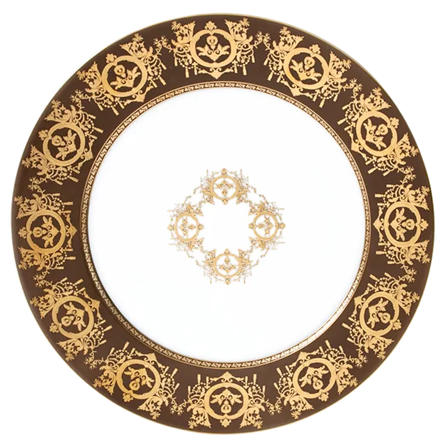 haviland-limoges-ritz-imp-rial-bronze-pr-sentierteller-ritz-paris image 1