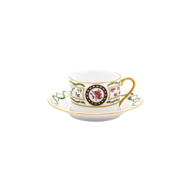 haviland-limoges-louveciennes-teetasse-mit-untertasse image 1