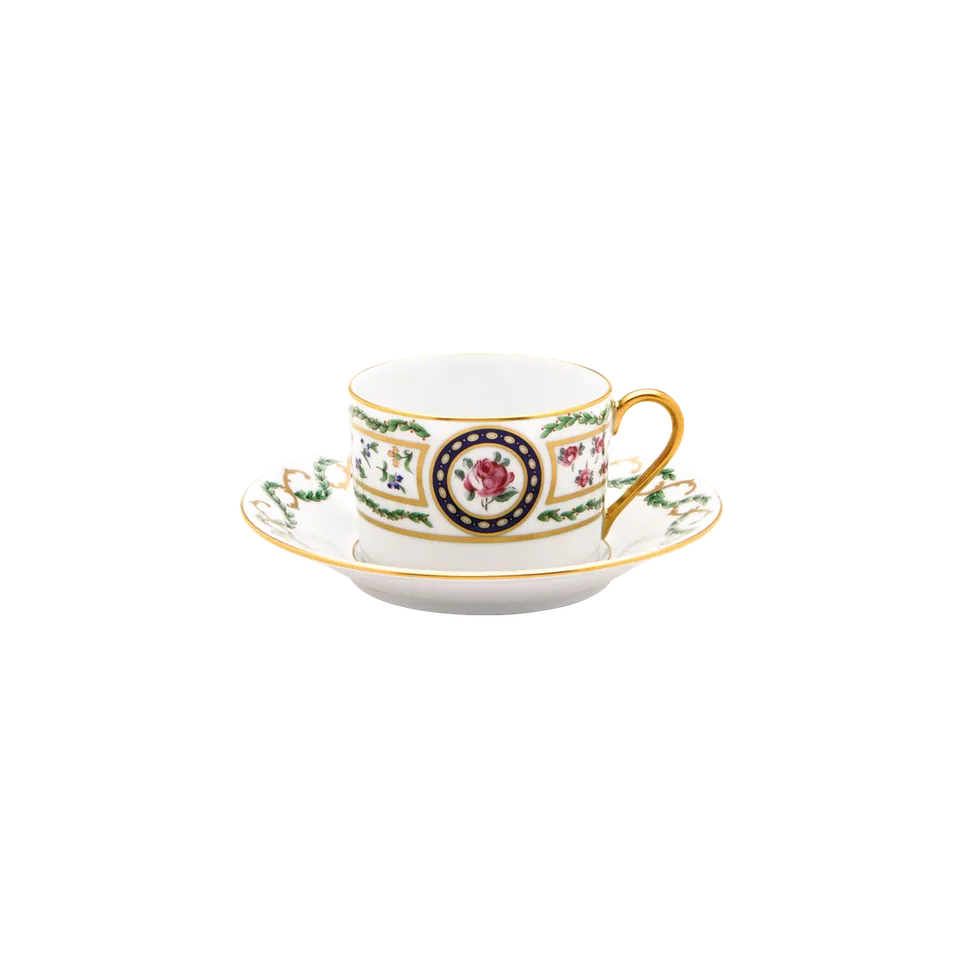 haviland-limoges-louveciennes-teetasse-mit-untertasse image 1
