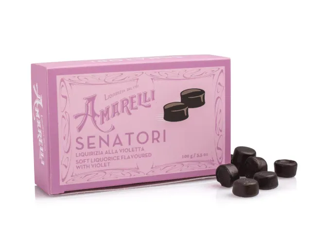 amarelli-senatori-lakritz-veilchen-100-g image 1