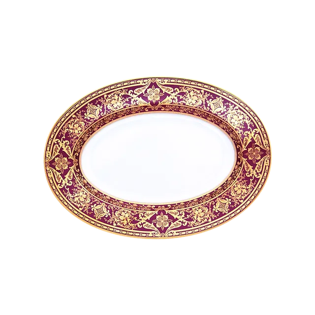 haviland-limoges-matignon-ravier-kirschrot-gold image 1