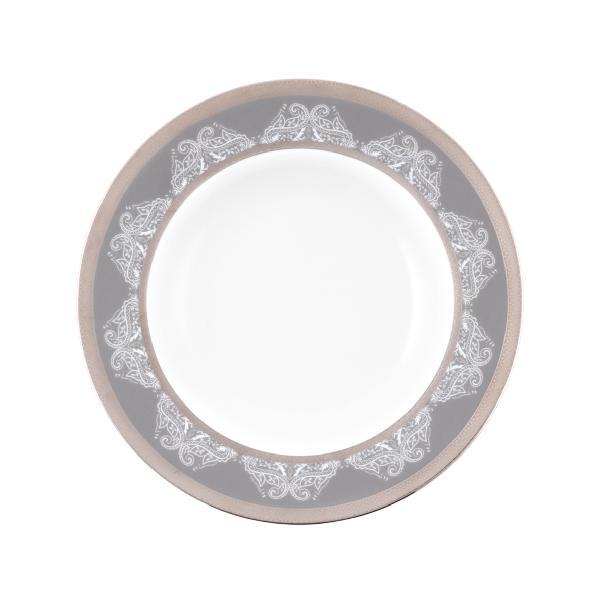 haviland-limoges-romane-gris-assiette-creuse-aile-porzellan-suppenteller image 1