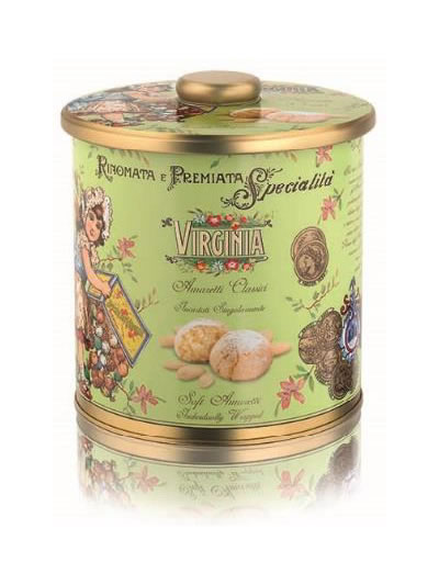 virginia-amaretti-classici-biscottiera-metalldose-220g image 1