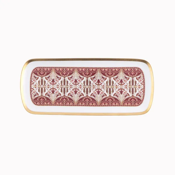 haviland-limoges-r-ves-du-nil-pourpre-or-kuchenplatte image 1