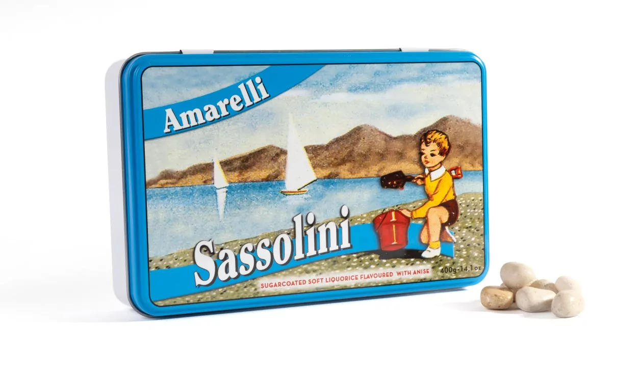 amarelli-sassolini-drag-es-de-r-glisse-l-anis-lakritz-drag-es-400-g image 1