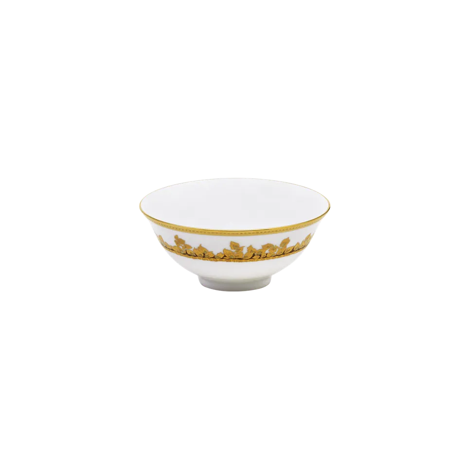 haviland-limoges-bol-riz-feuille-d-or-porzellan-reisschale image 1