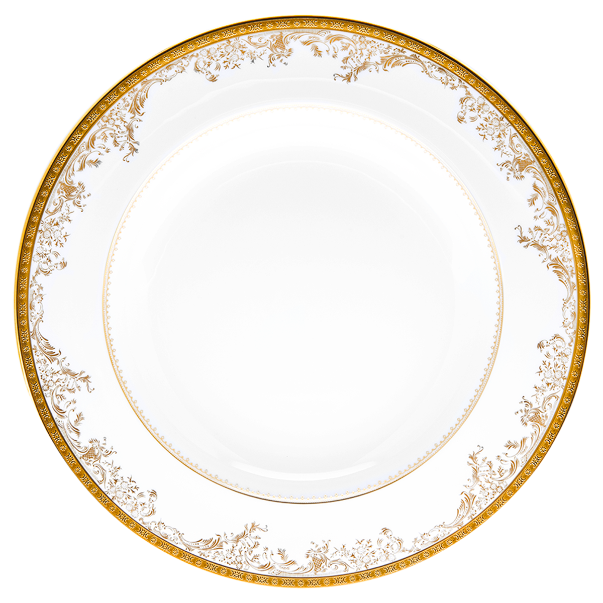 haviland-limoges-diplomate-plat-rond-creux-runde-tiefe-servierplatte image 1