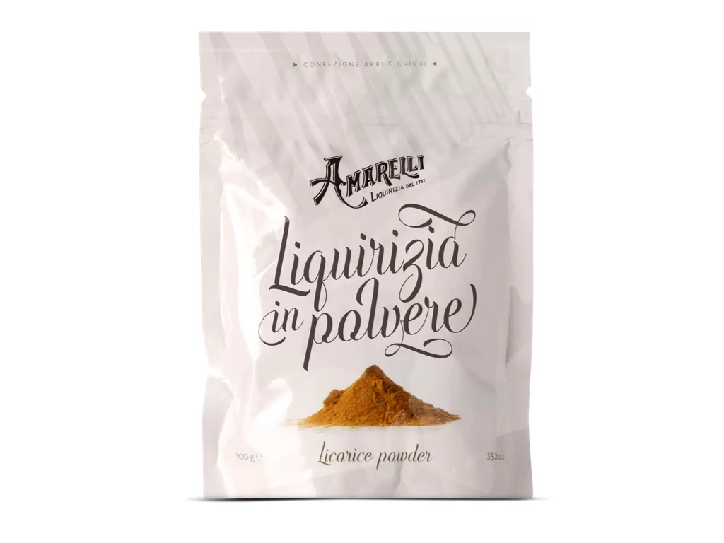 amarelli-lakritzen-pulver-reines-s-holzpulver-100-g image 1