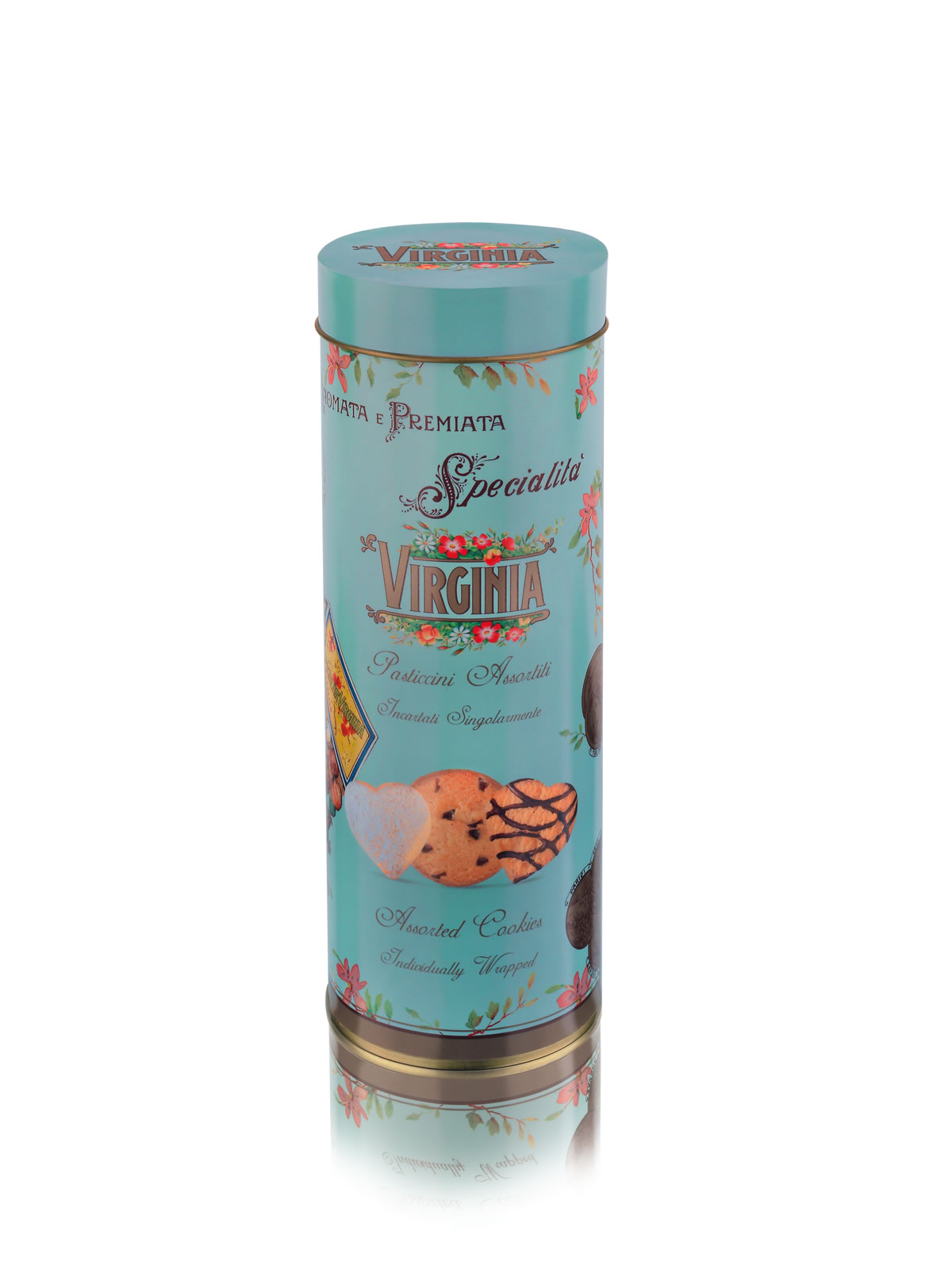 virginia-pasticceria-assortita-metalldose-rund-100g image 1