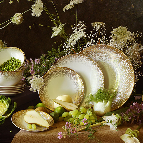 haviland-limoges-souffle-d-or-dessertteller image 2