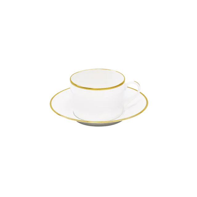 haviland-limoges-orsay-teetasse-mit-untertasse-or image 1