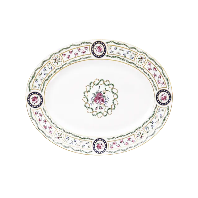 haviland-limoges-louveciennes-plat-ovale-ovale-servierplatte image 1