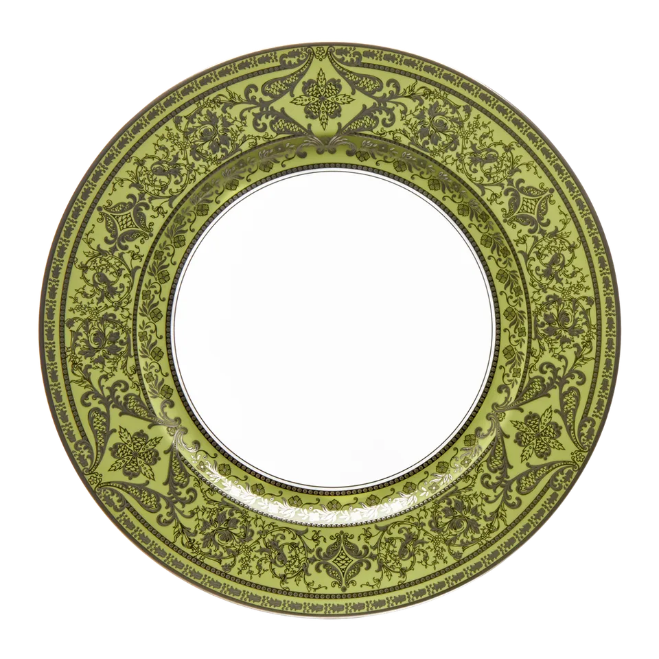 haviland-limoges-matignon-essteller-vert-pomme-platine image 1