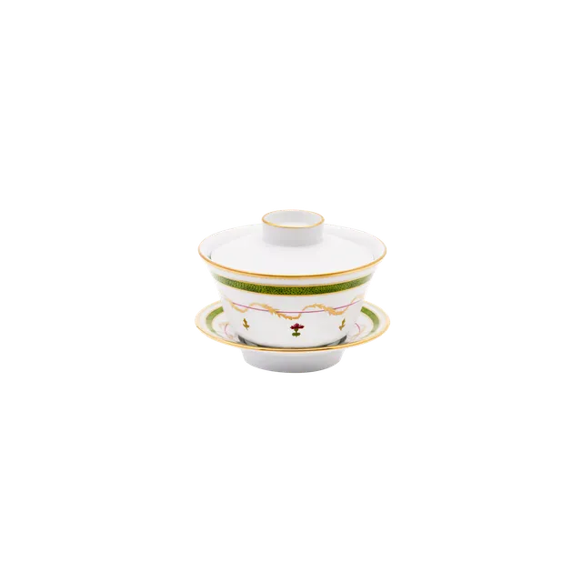 haviland-limoges-vieux-paris-vert-teetasse-mit-untertasse-chinesisch image 1