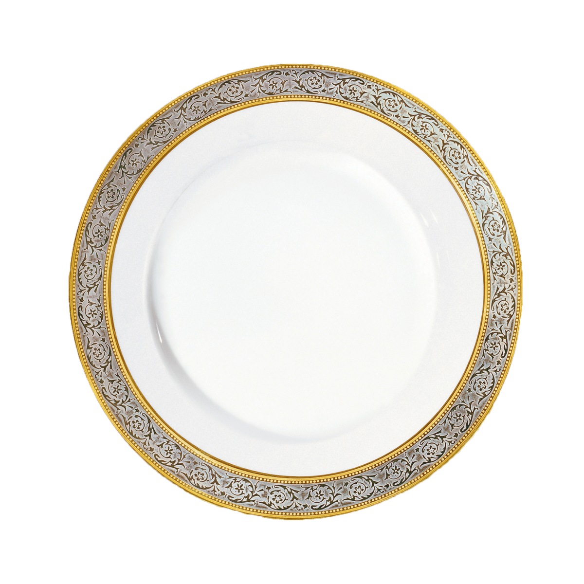 haviland-limoges-thistle-gold-platin-speiseteller image 1