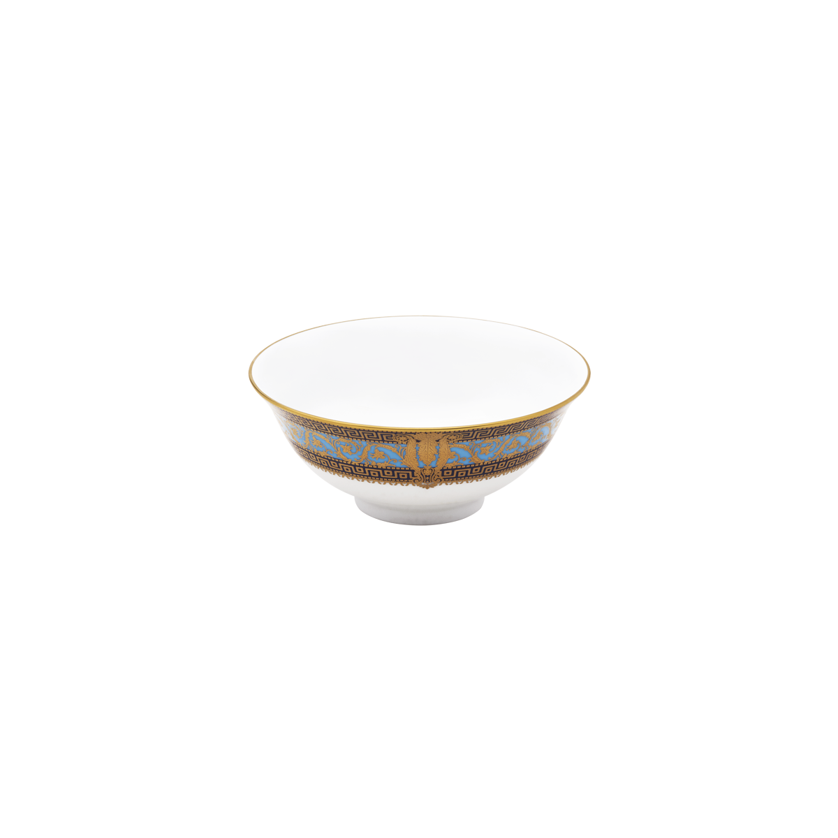 haviland-limoges-salon-murat-hellblau-gold-reisschale-bol image 1